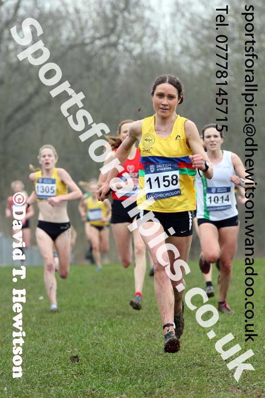 Senior womens Inter Counties Cross Country, Prestwold Hall, Loughborough. Photo: David T. Hewitson/Sports for All Pics